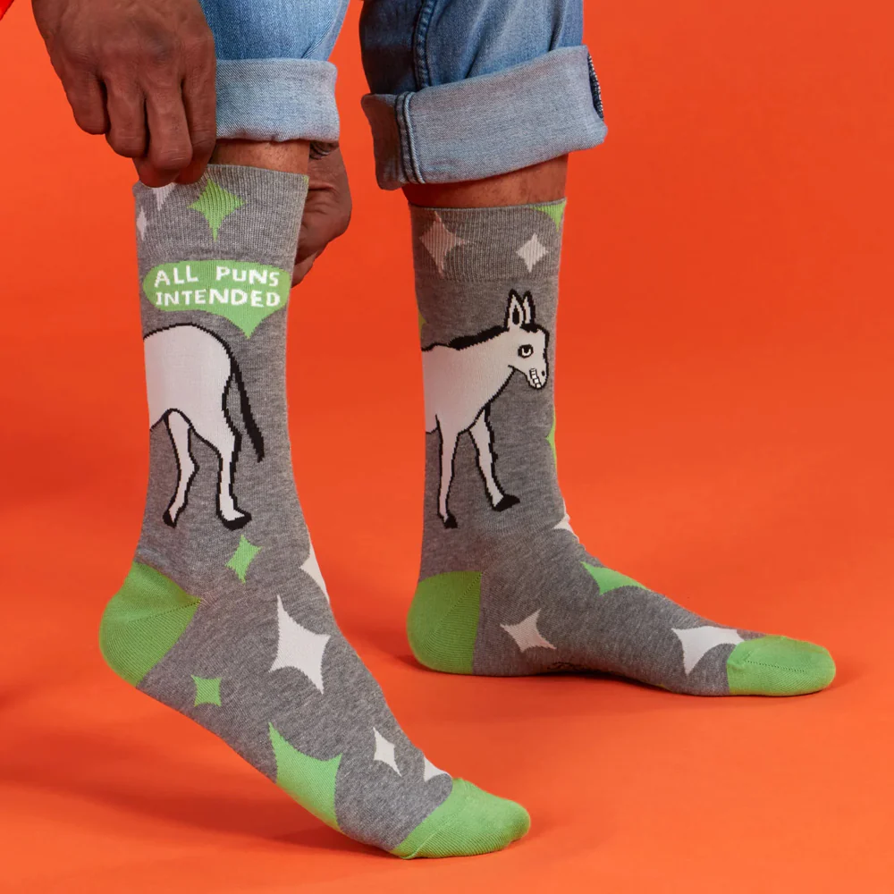 All Puns Intended Men's Socks - Image 2
