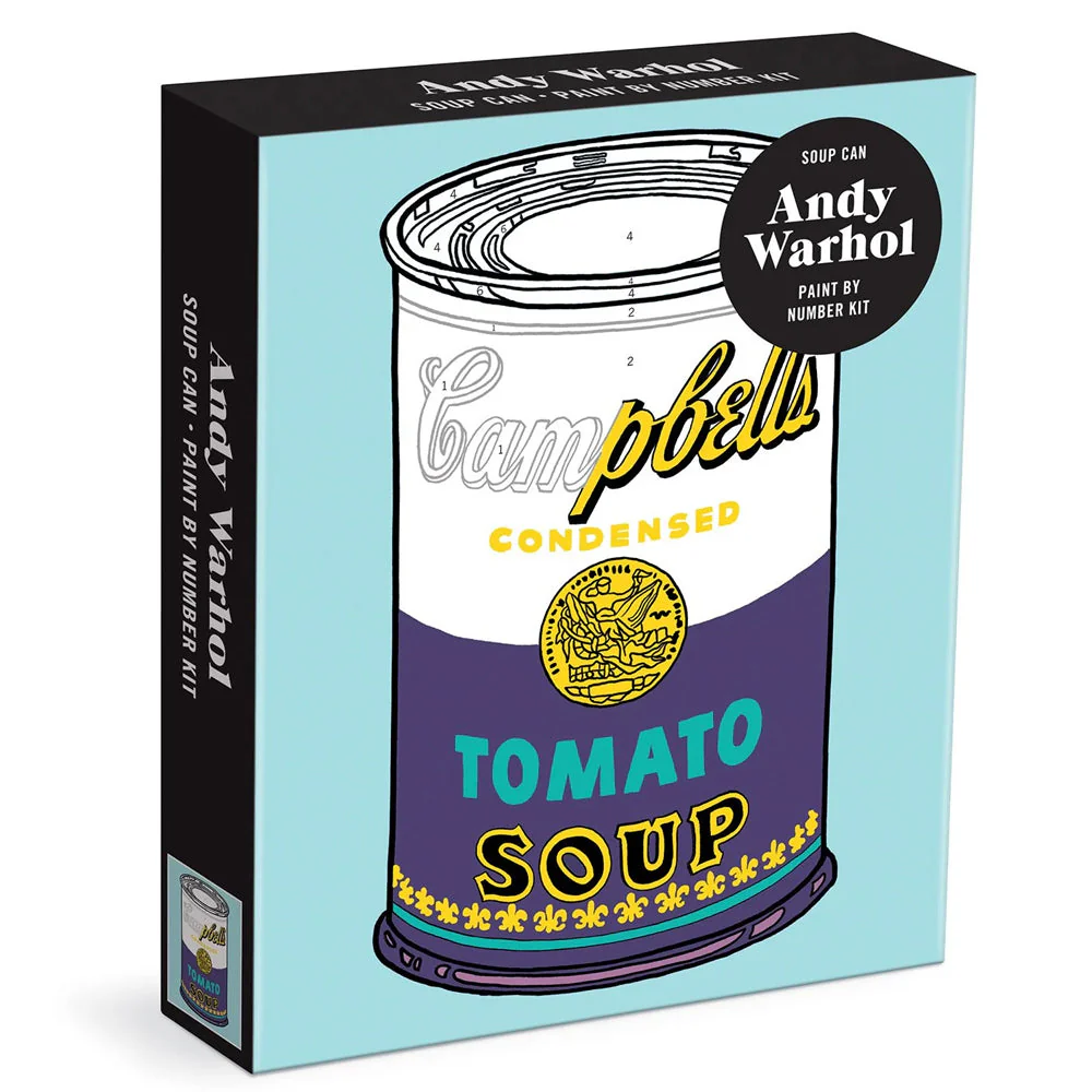Andy Warhol Soup Can Paint By Number Kit-