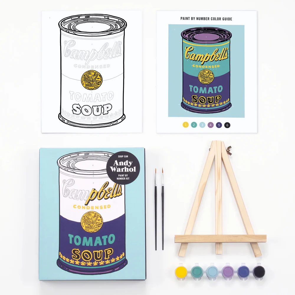Andy Warhol Soup Can Paint By Number Kit- - Image 2