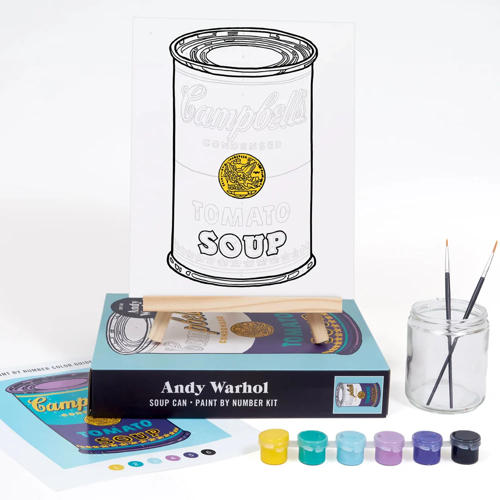 Andy Warhol Soup Can Paint By Number Kit- - Image 3