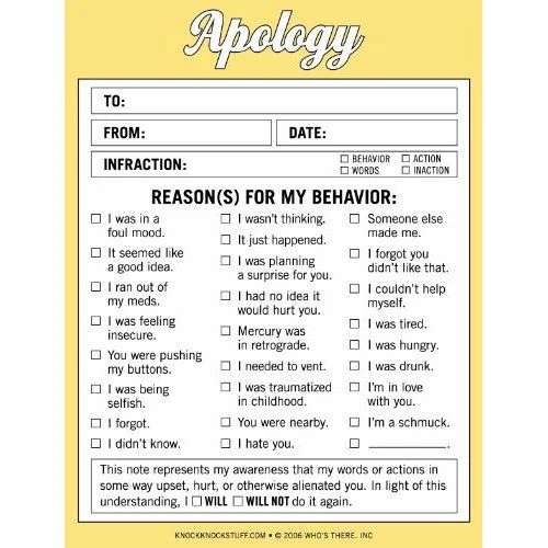 Apology Nifty Note - Image 2