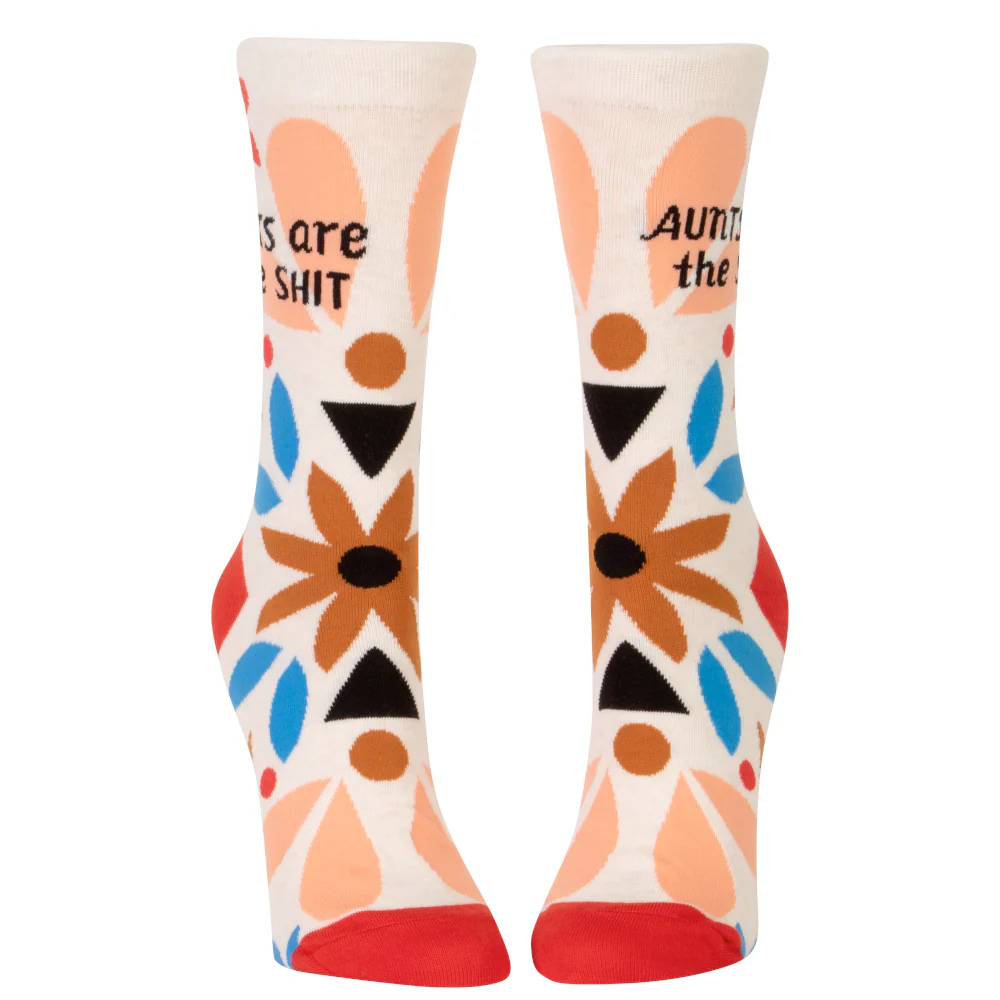 Aunts Are The Shit Women's Crew Socks - Image 2