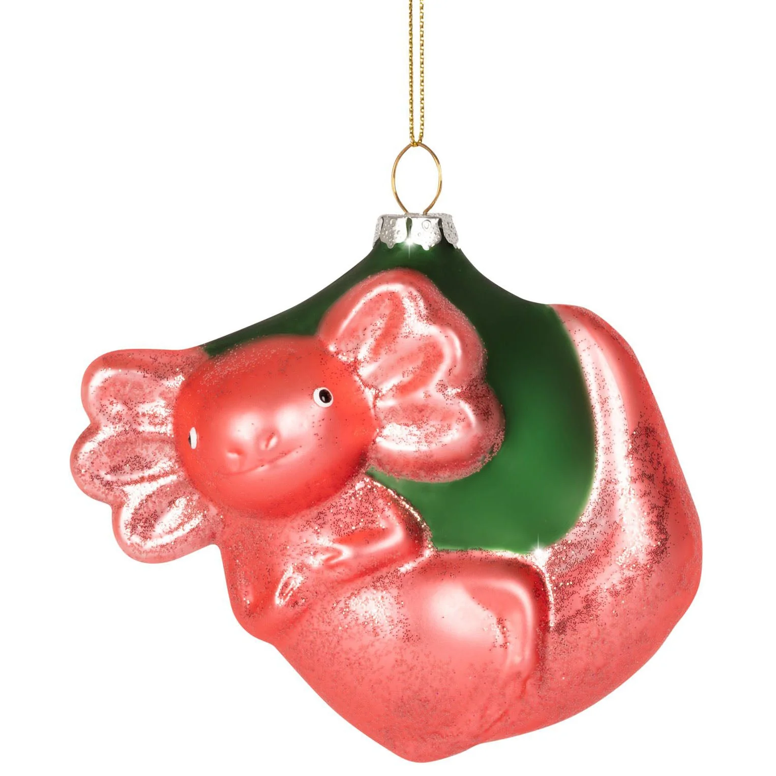 Axolotl Glass Ornament