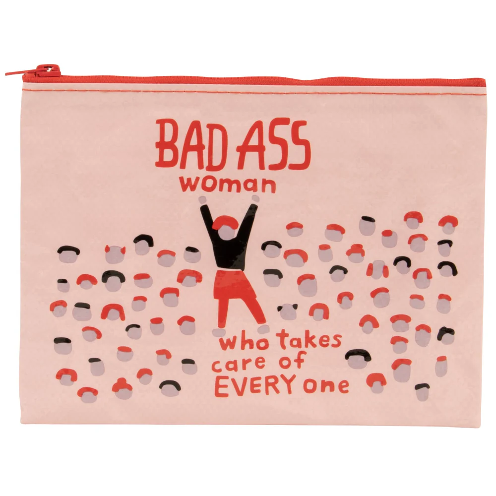 Badass Woman Zipper Pouch