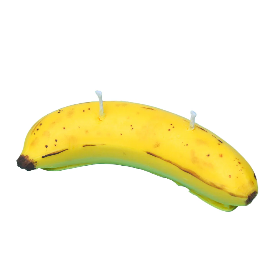 Banana Pillar Candle - (banana bread scent) 5 oz--