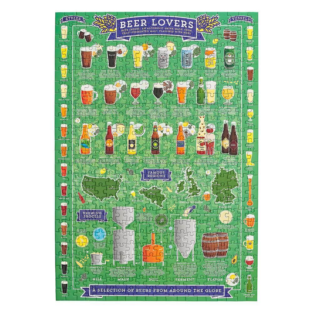 Beer Lover's 500 Piece Jigsaw Puzzle - Image 2