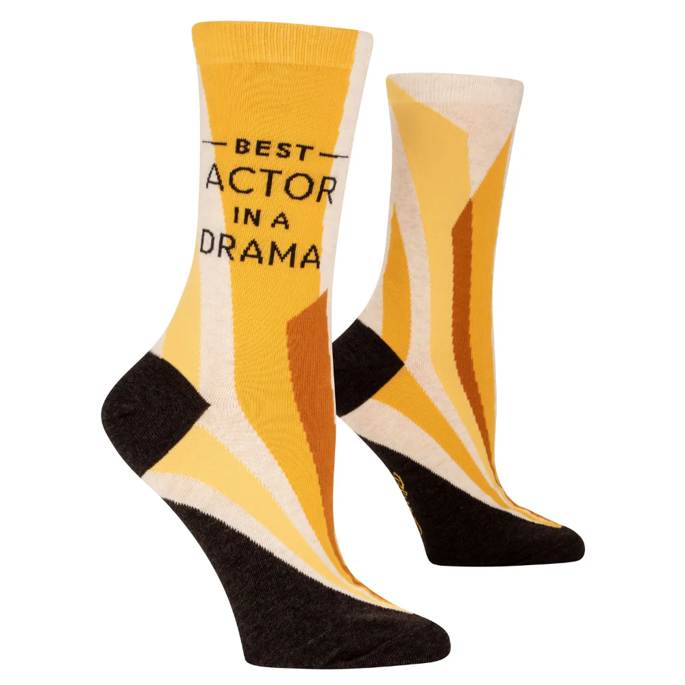 Best Actor In A Drama Women's Crew Socks-