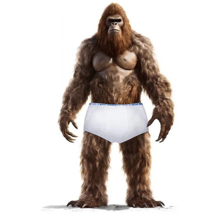 Bigfoot Underpants! - 80 inch waist - Image 2