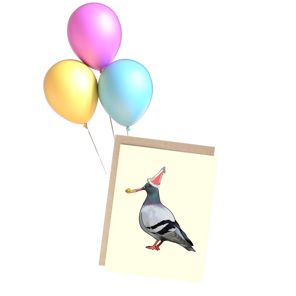 Birthday Party Pigeon Card - Image 2