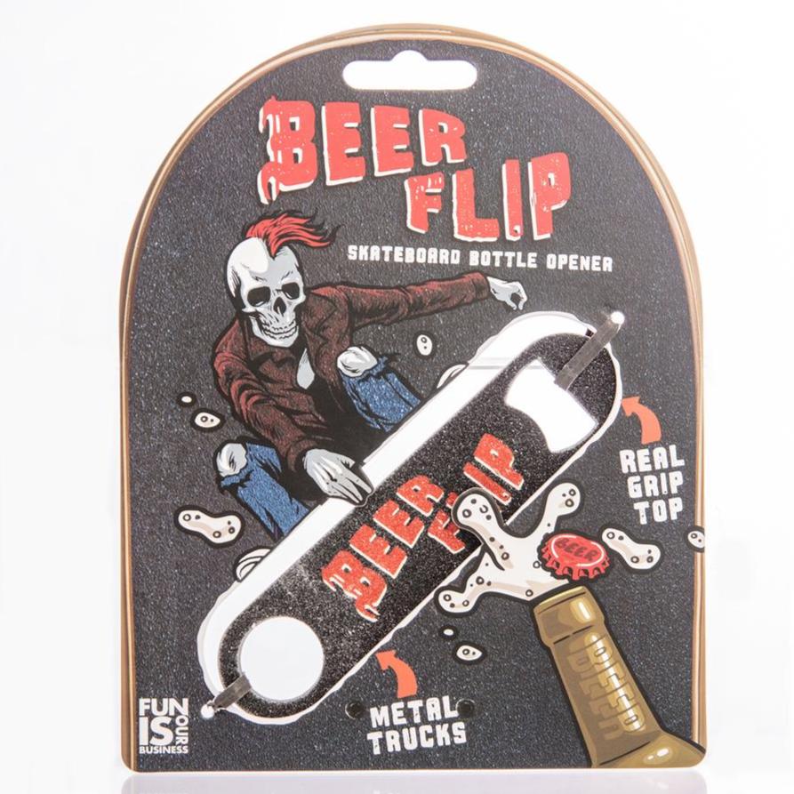 'Bones' Beerflip Skateboard Bottle Opener