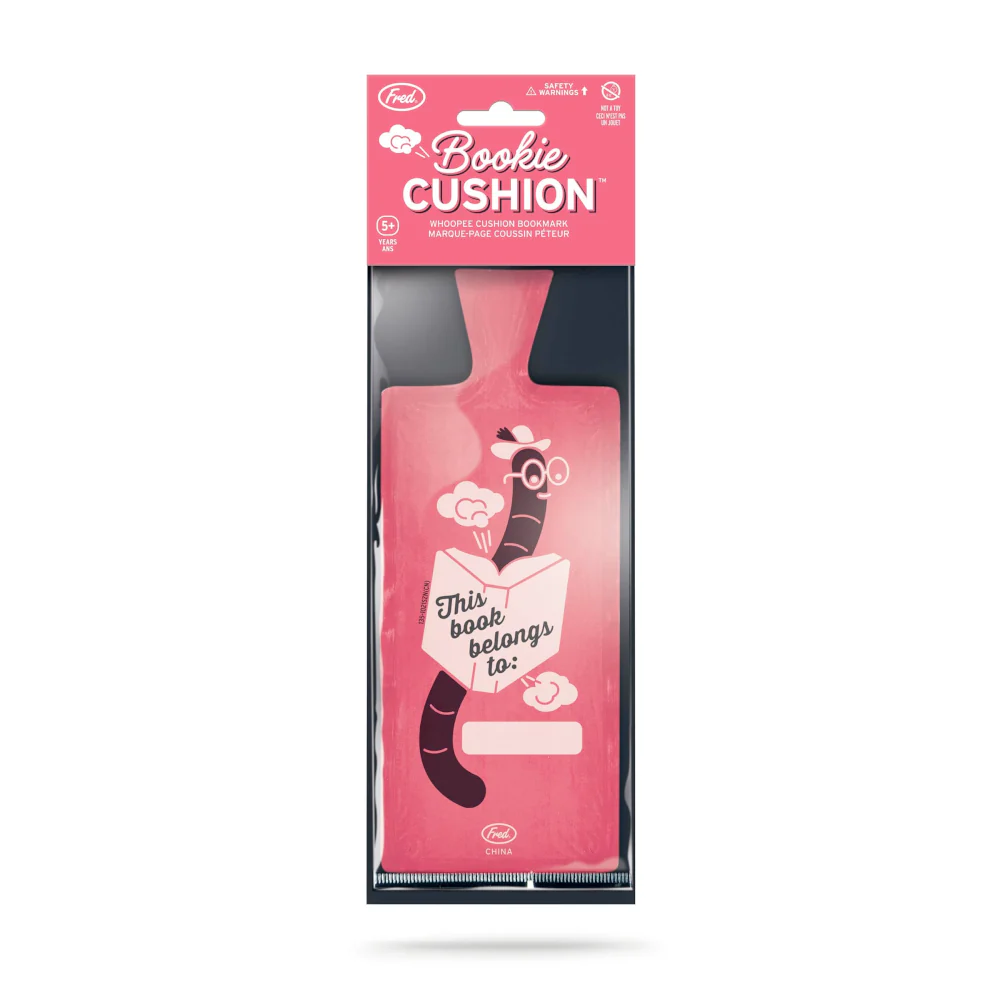 Bookie Cushion - a bookmark that farts - Image 4