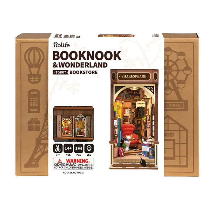 Bookstore Book Nook & Wonderland DIY Craft Kit - Image 3