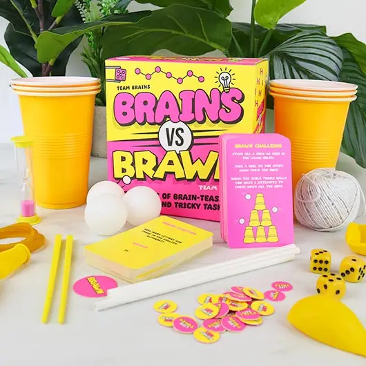Brains Vs Brawn Game - Brain Teasing Trivia & Tricky Tasks - Image 3