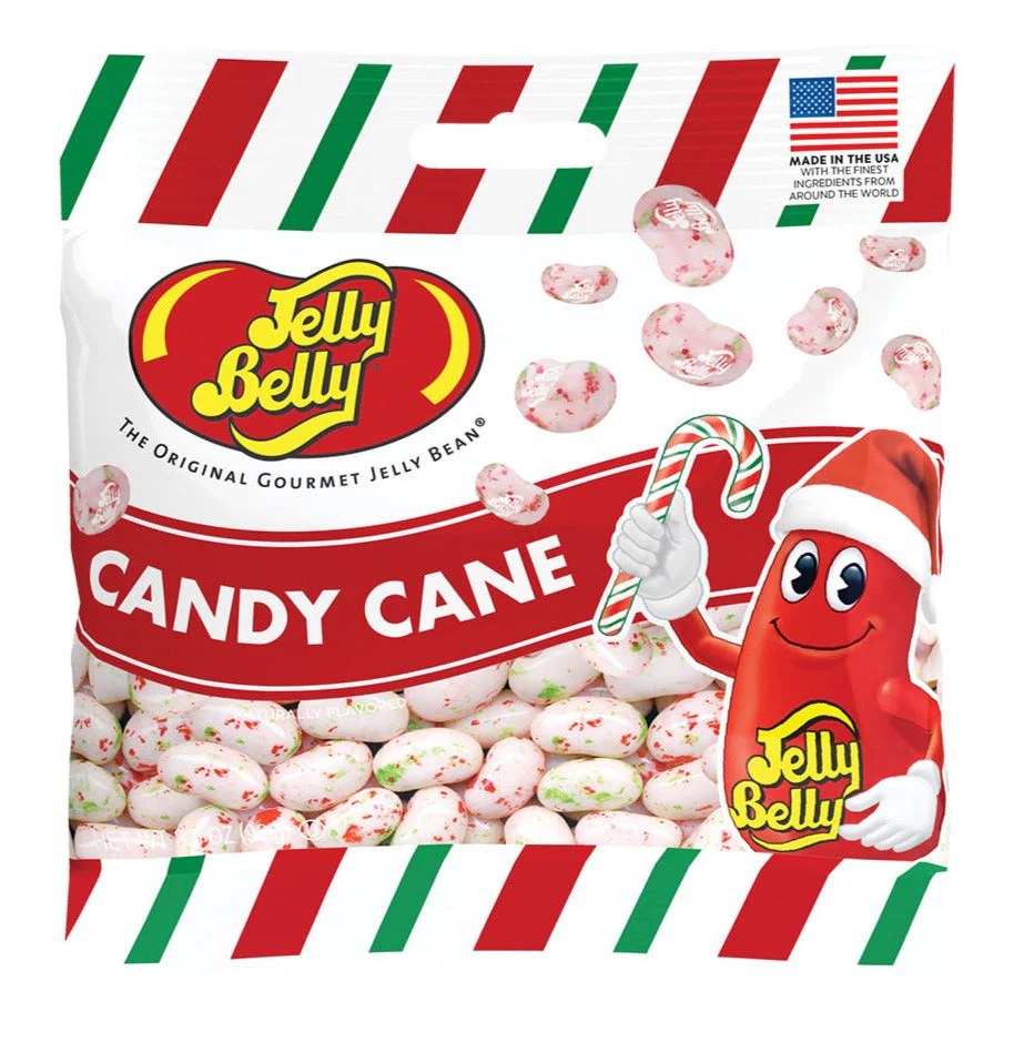 Candy Cane Jelly Beans 3.5 oz bag