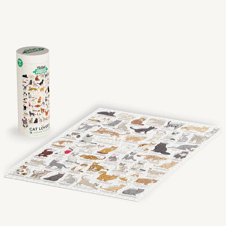 Cat Lovers 1000pc Jigsaw puzzle - Image 2