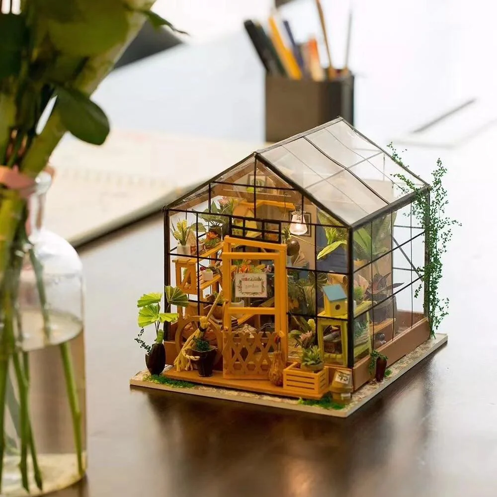 Cathy's Flower House DIY Miniature Dollhouse Kit - Image 2