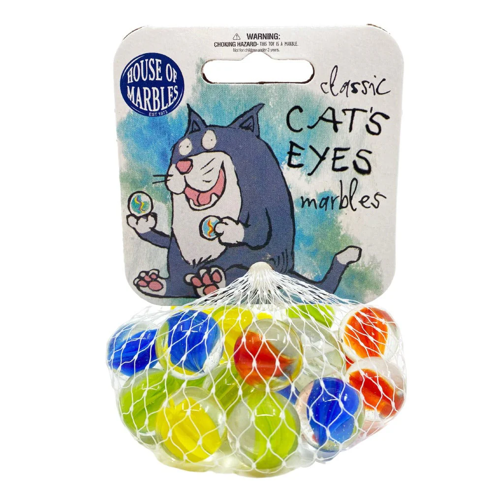 Cat's Eyes Net Bag of Marbles-