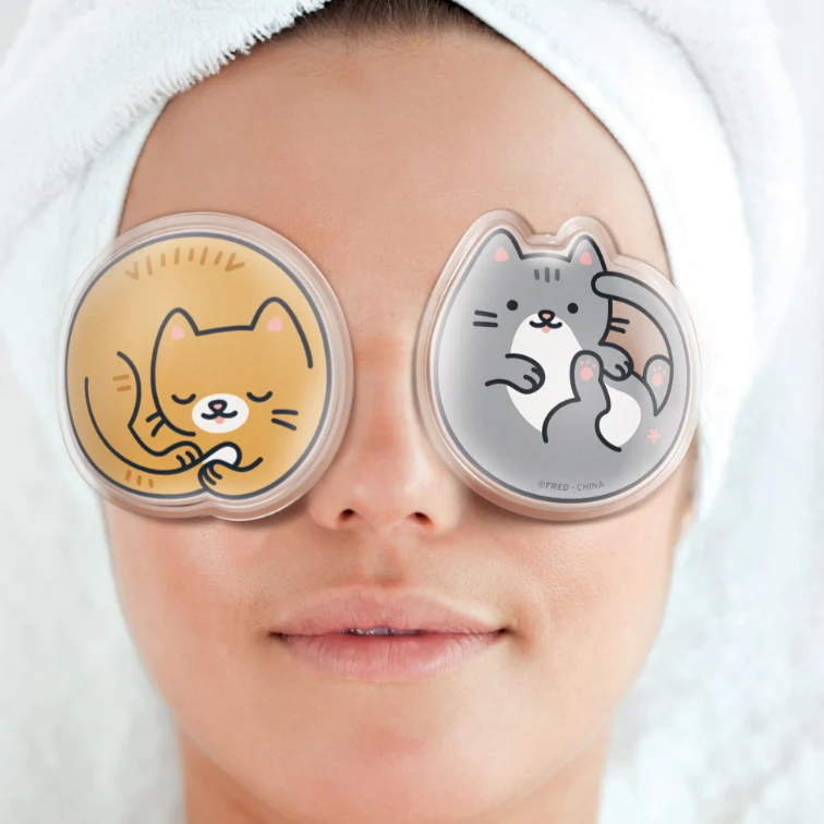 Chill Out - Curled up Cats Gel Eye pads - Image 2