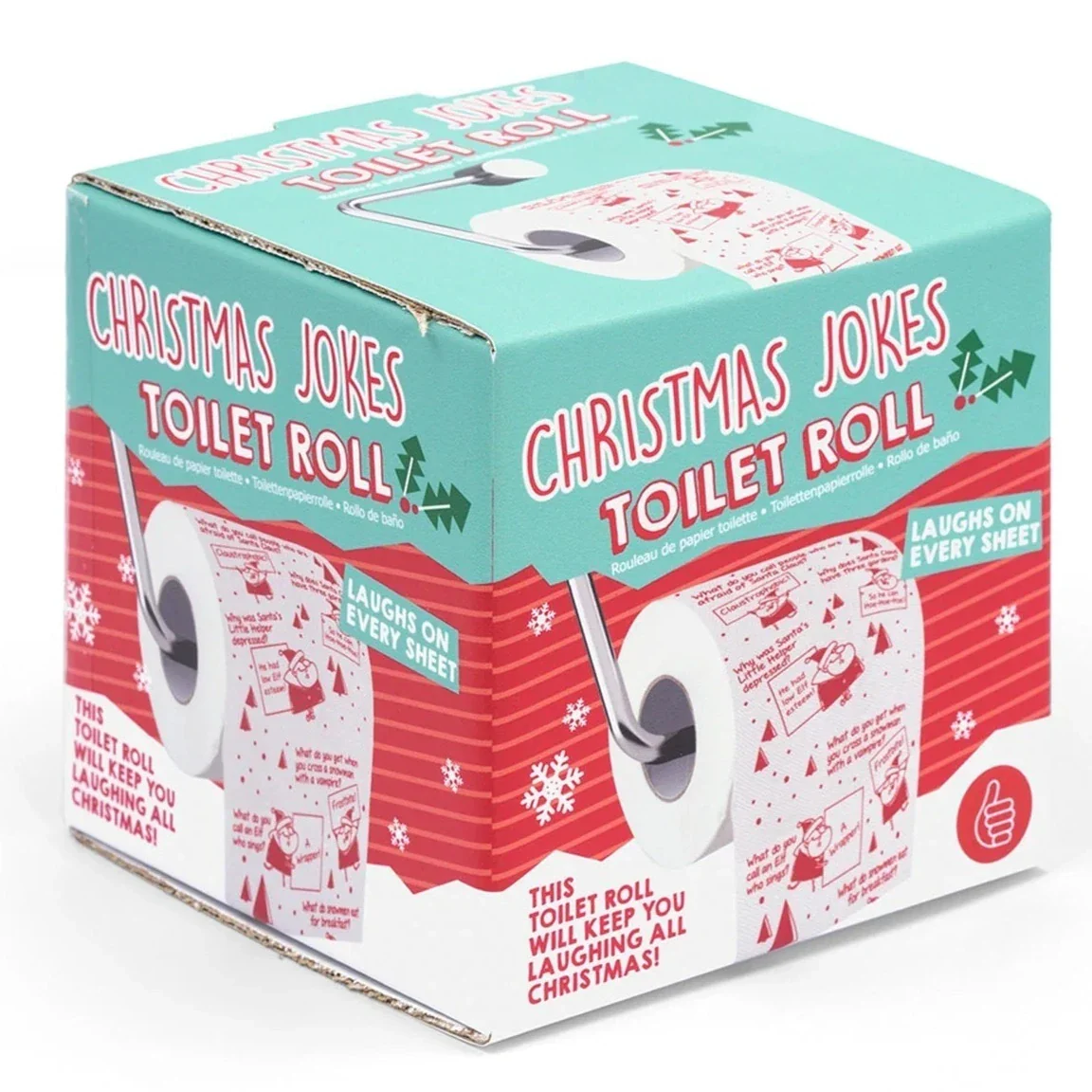 Christmas Jokes Toilet Roll