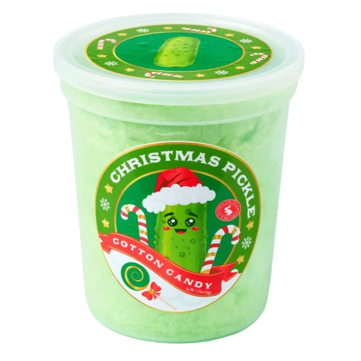 Christmas Pickle Cotton Candy