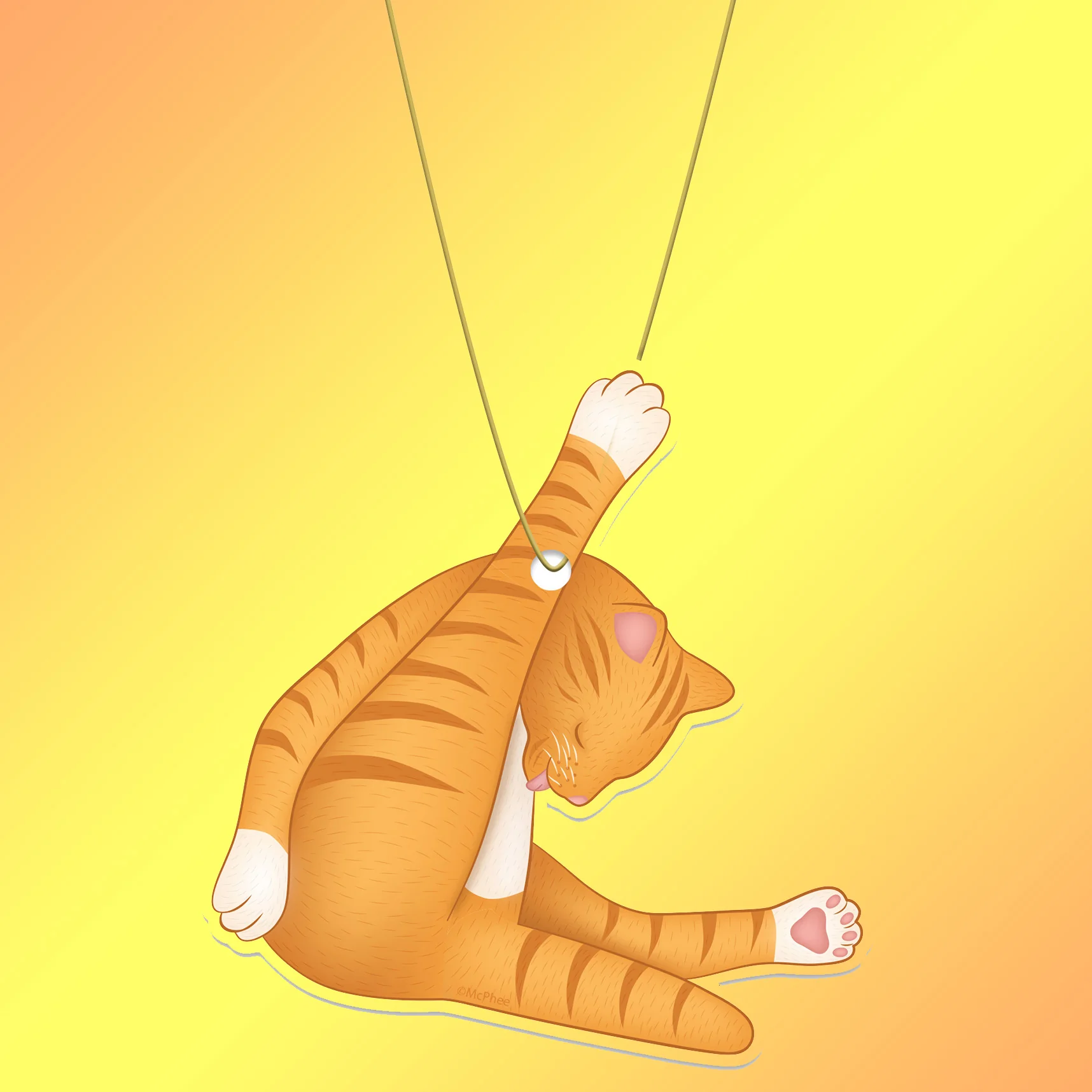 Cleaning Cat Air Freshener - Image 2