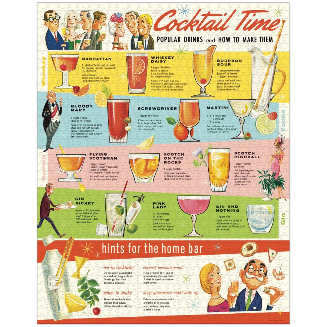 Cocktails 1,000 Piece Puzzle - Image 2