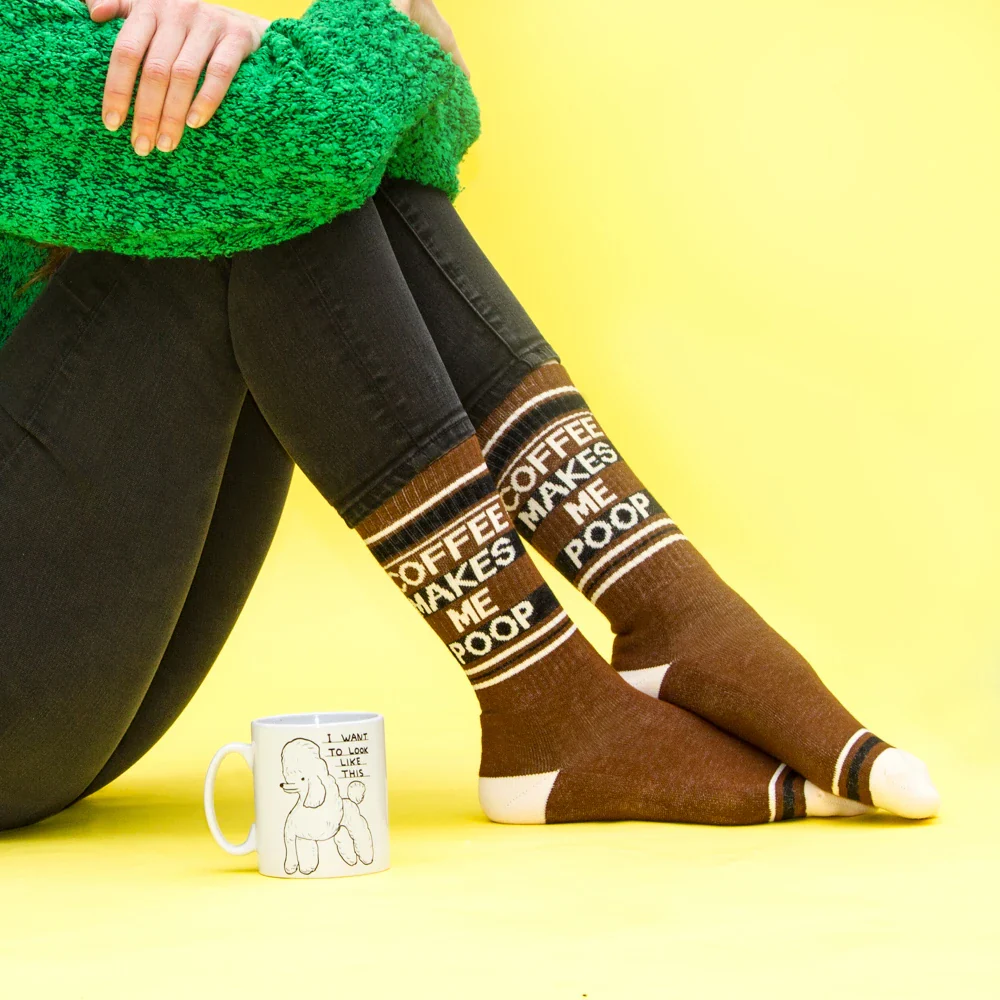 Coffee Makes Me Poop Socks - Image 3