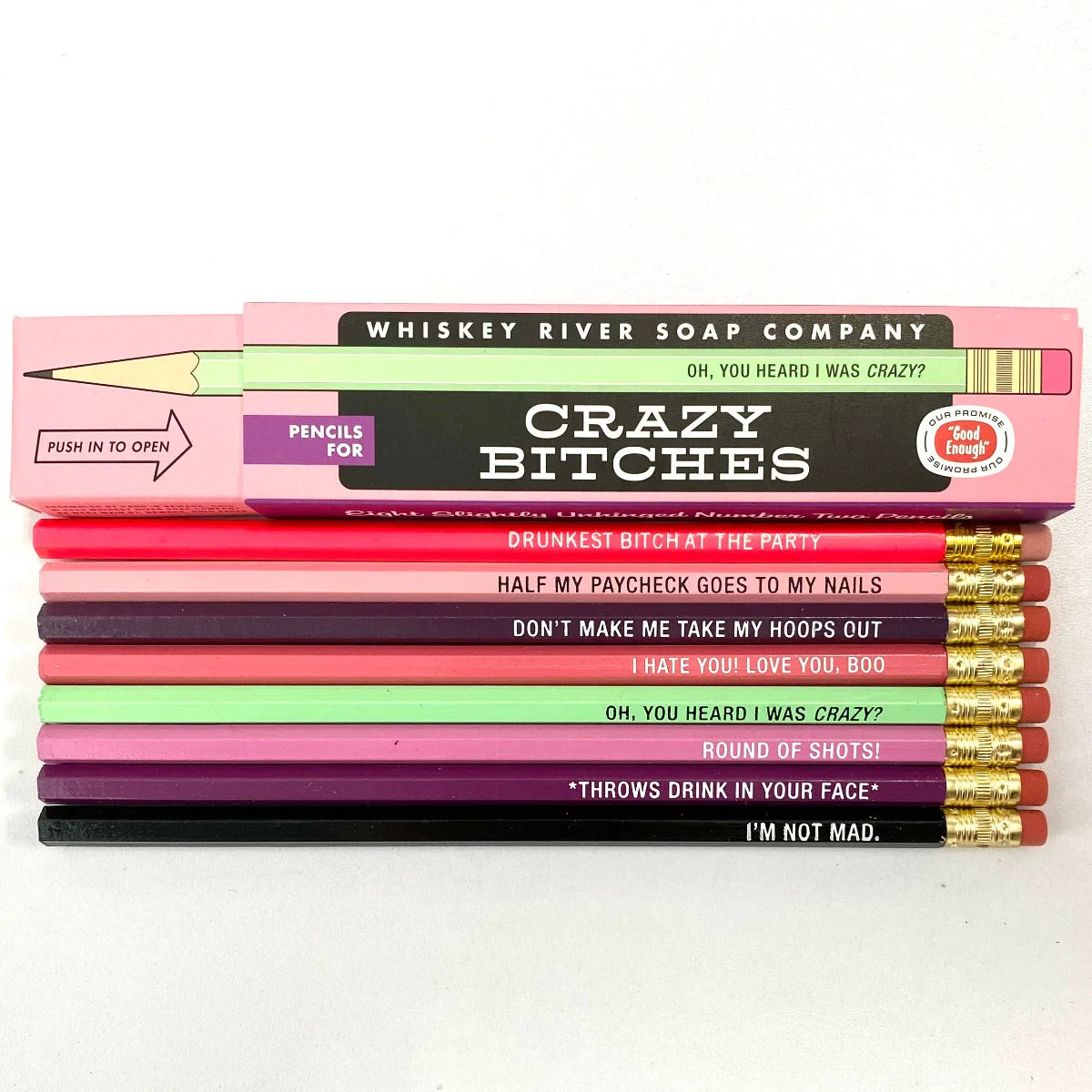 Crazy Bitches - Set of 8 pencils-