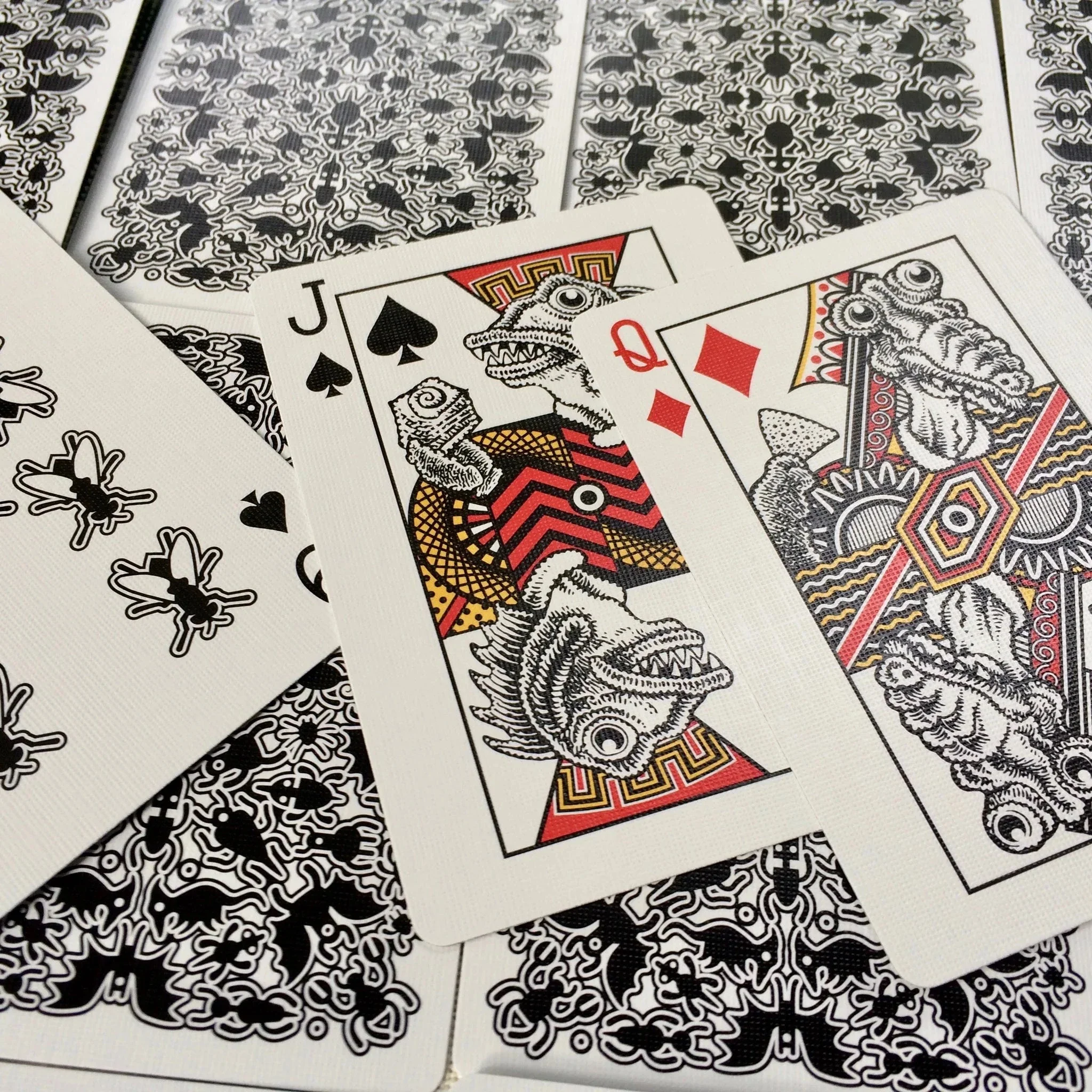 Creature Comfort Playing Cards (Black) - Image 2