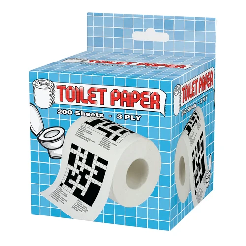 Crossword Toilet Paper