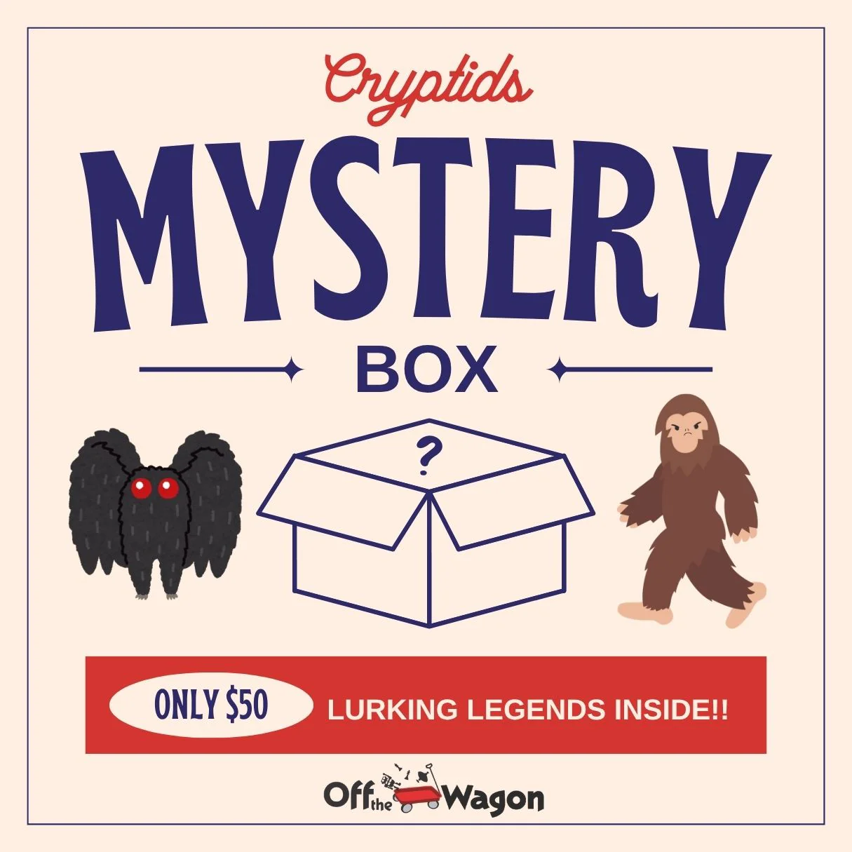 Cryptids Mystery Box: Lurking Legends Inside!