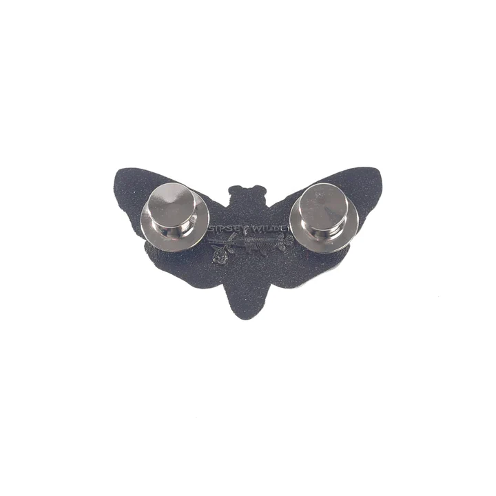 Death's Head Hawkmoth Enamel Pin - Image 3