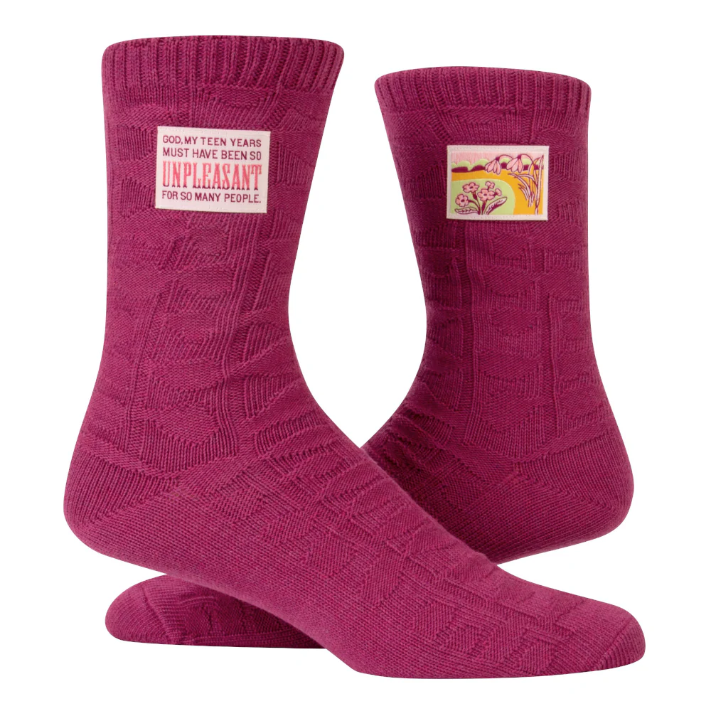 Women's Tag Socks- My Teen Years