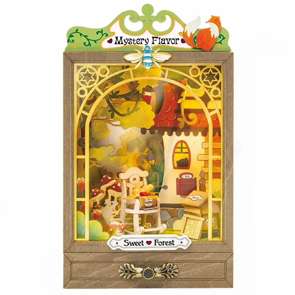 DIY Miniature House (Theater Box) Kit: Sweet Forest