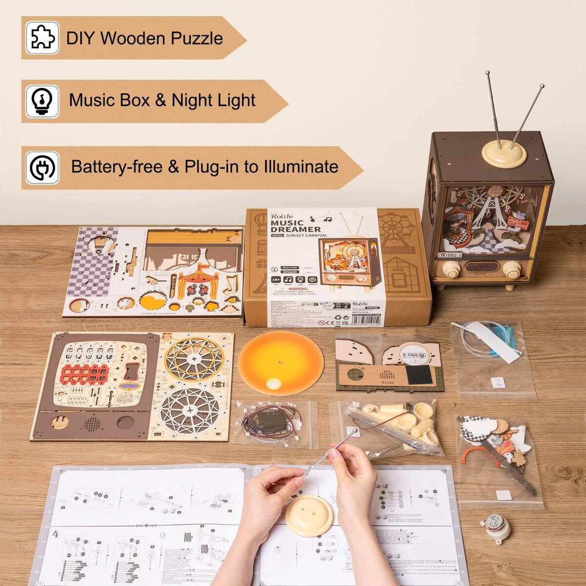 DIY Sunset Carnival Music Box - Image 3