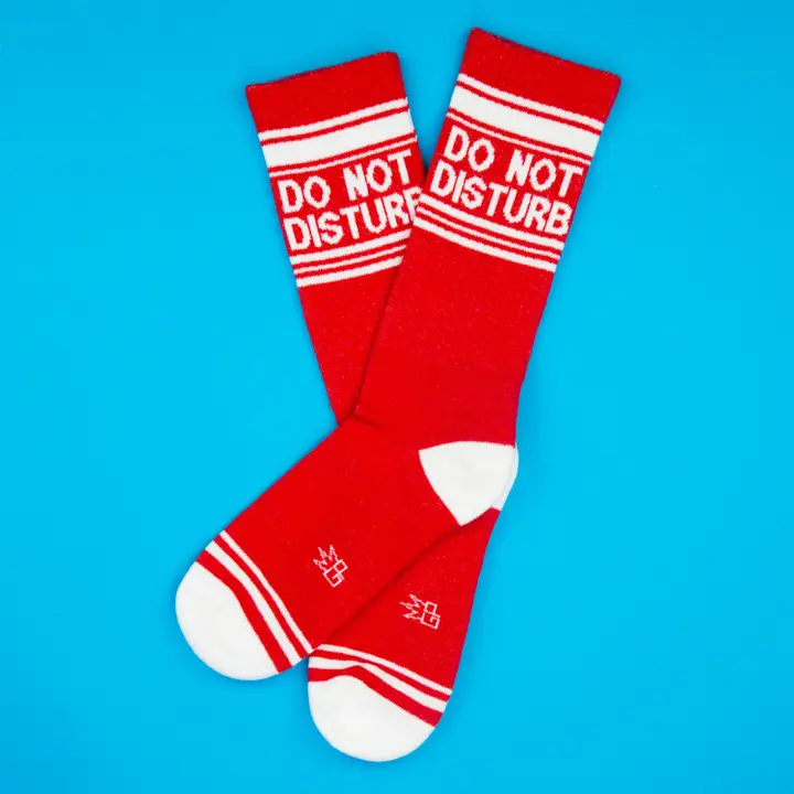 Do Not Disturb Gym Crew Socks - Image 2
