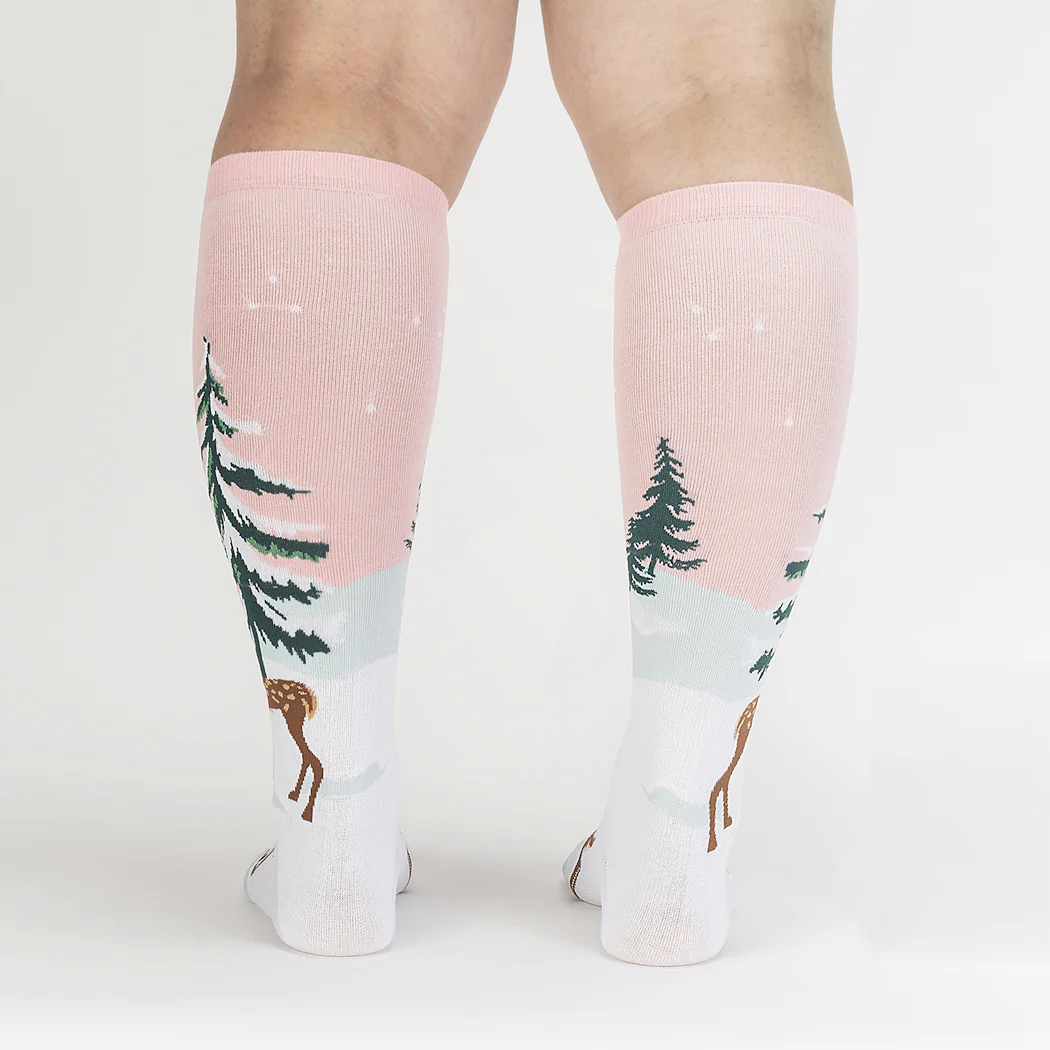 Doe-nt Forget Your Scarf Women's Knee High Socks- - Image 2