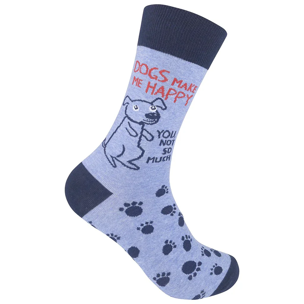 Dogs Make Me Happy, You Not So Much Socks - Image 3
