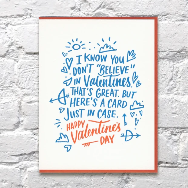 Don't Believe Valentine's Day Card- - Image 2