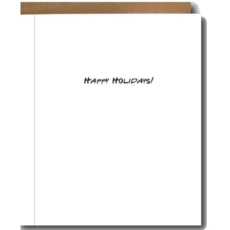 Emotional Support Reindeer Christmas Card - Image 2