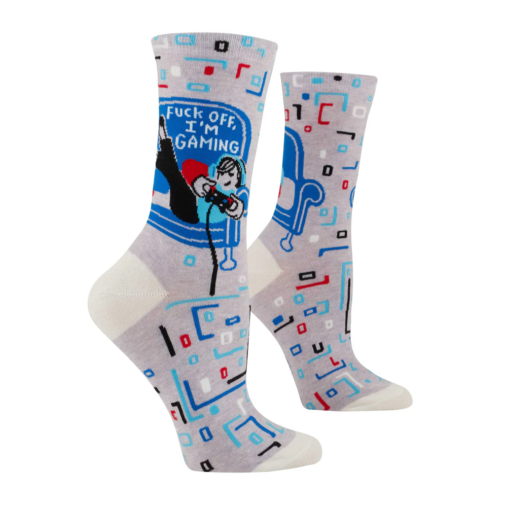 F*ck Off, I'm Gaming Women's Crew Sock