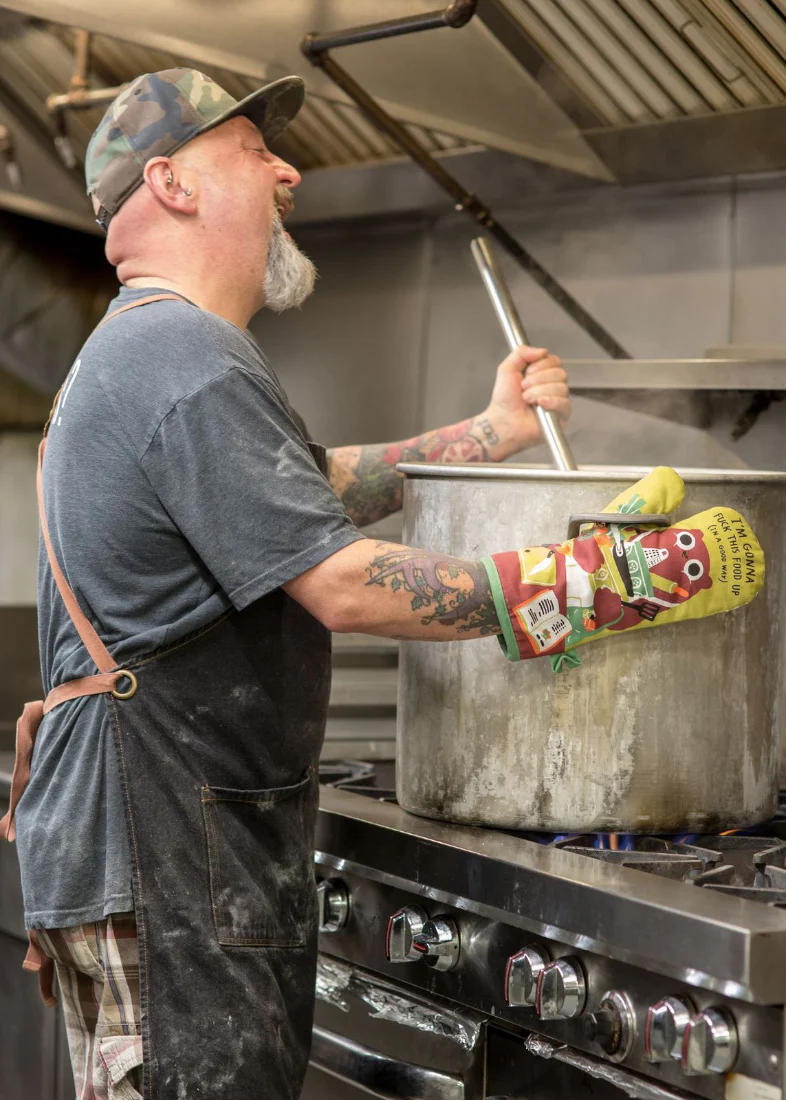 F this Food Up (In a Good Way) Oven Mitt - Image 2
