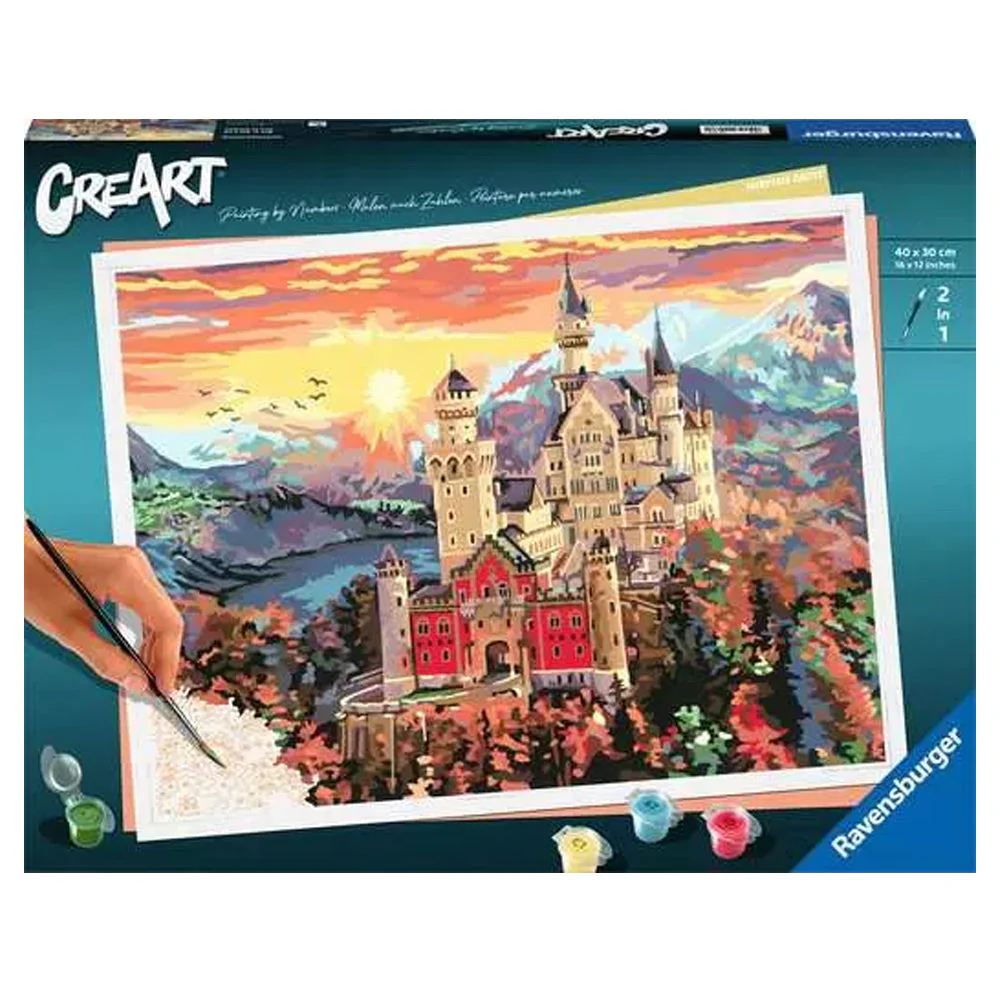 Fairytale Castle 12x16  Paint by Number