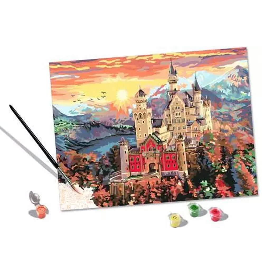Fairytale Castle 12x16  Paint by Number - Image 3