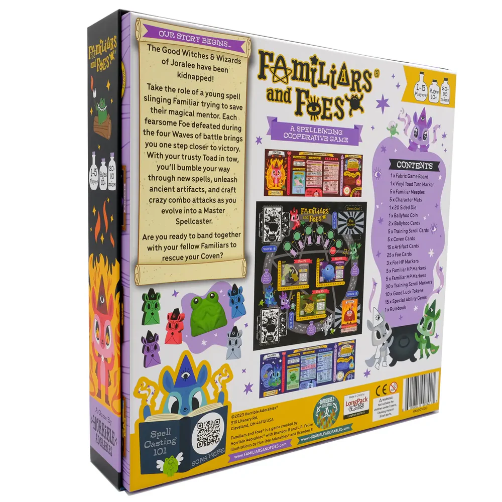 Familiars and Foes Cooperative Board Game - Image 2
