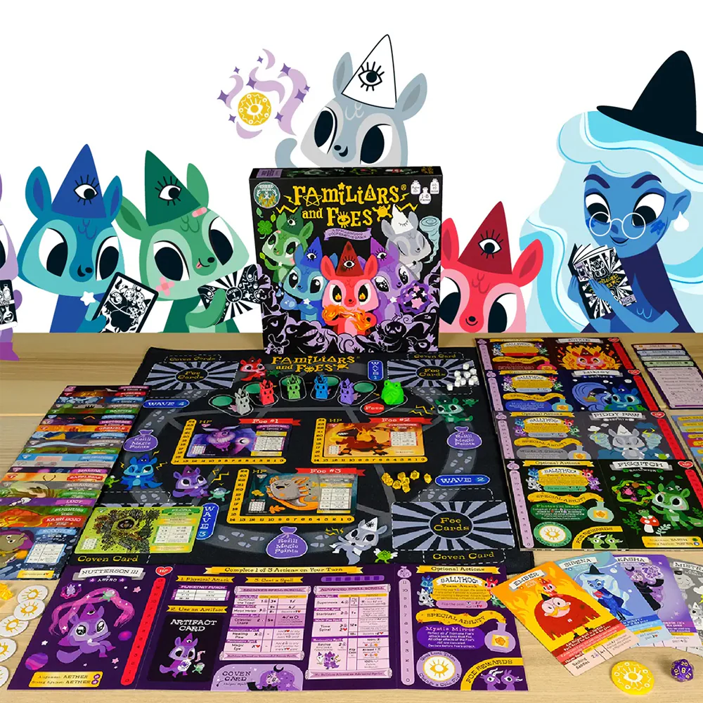 Familiars and Foes Cooperative Board Game - Image 5