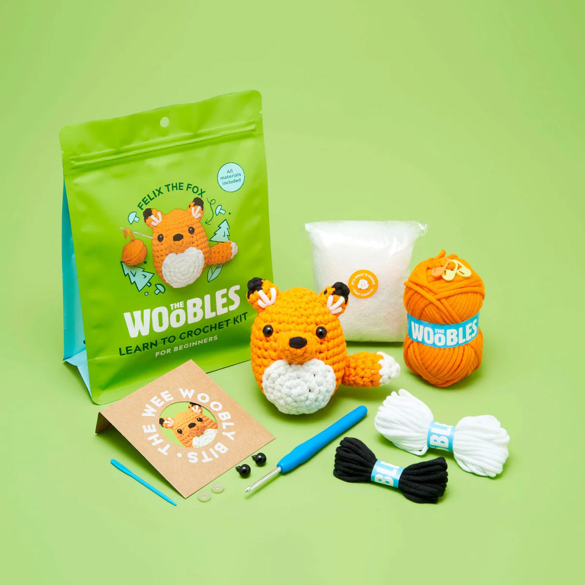 Felix the Fox Beginner Crochet Kit - Image 2