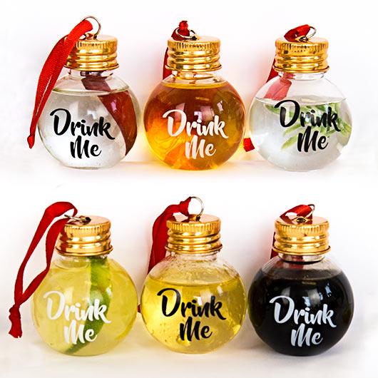 Festive Boozeball Ornaments - set of 6 - Image 2