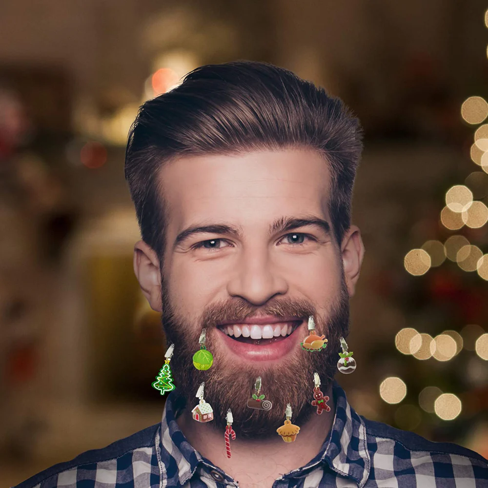Festive Feast Baubles - Ornaments for your beard - Image 2