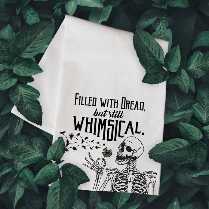 Filled With Dread But Still Whimsical Kitchen Towels- - Image 2